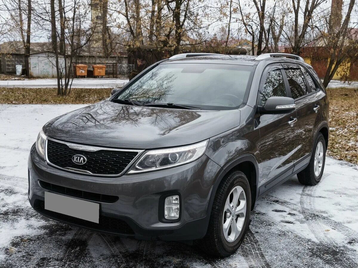 Киа соренто серая фото Купить б/у Kia Sorento II Рестайлинг 2.2d AT (197 л.с.) 4WD дизель автомат в Дми