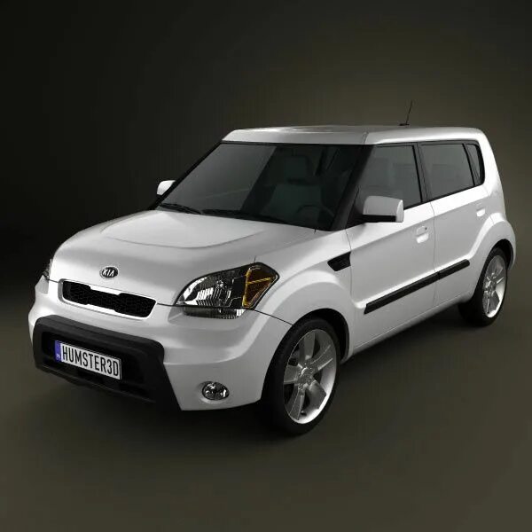 Киа соул 2011 фото 3D model of Kia Soul 2010 Kia soul, Kia soul 2010, Kia