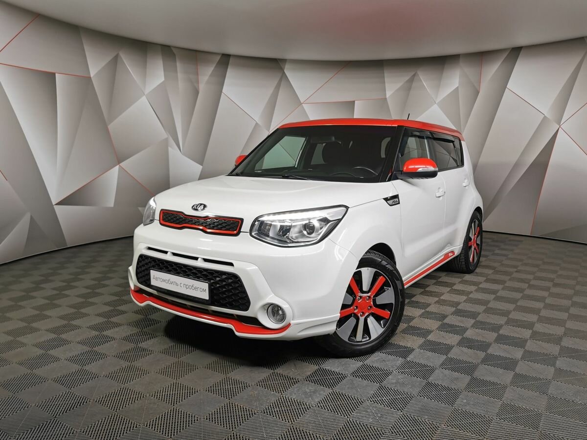 Киа соул 2015 фото Купить б/у Kia Soul II 1.6 AT (132 л.с.) бензин автомат в Москве: белый Киа Соул