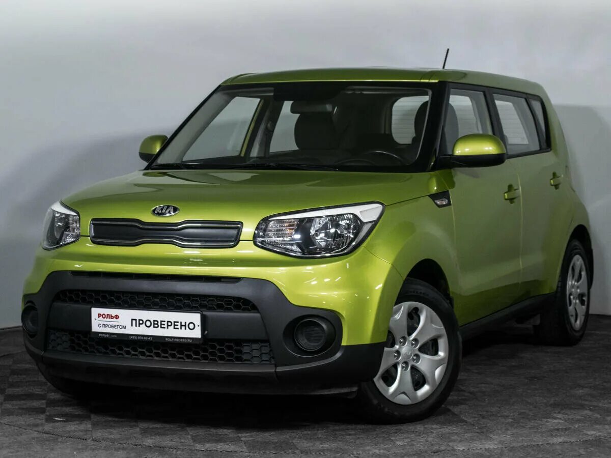 Киа соул 2018 фото Купить б/у Kia Soul II Рестайлинг 1.6 AT (124 л.с.) бензин автомат в Москве: зел