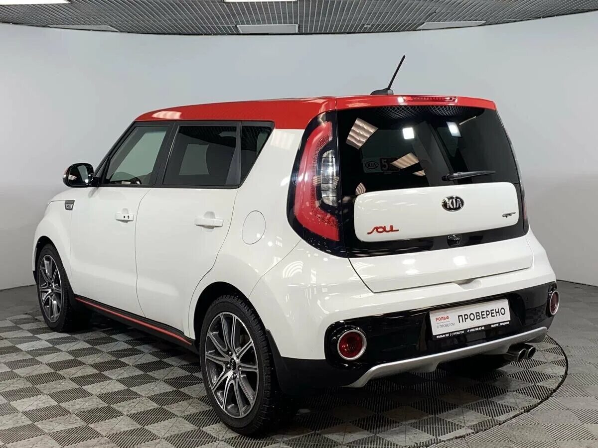 Киа соул 2019 фото Купить б/у Kia Soul II Рестайлинг 1.6 AMT (204 л.с.) бензин робот в Москве: белы