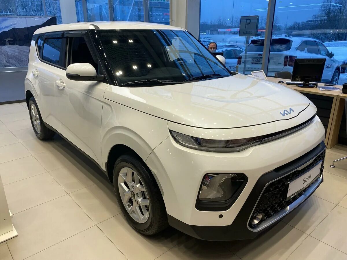 Киа соул 2022 фото Купить новый Kia Soul III 1.6 AT (123 л.с.) бензин автомат в Москве: белый Киа С