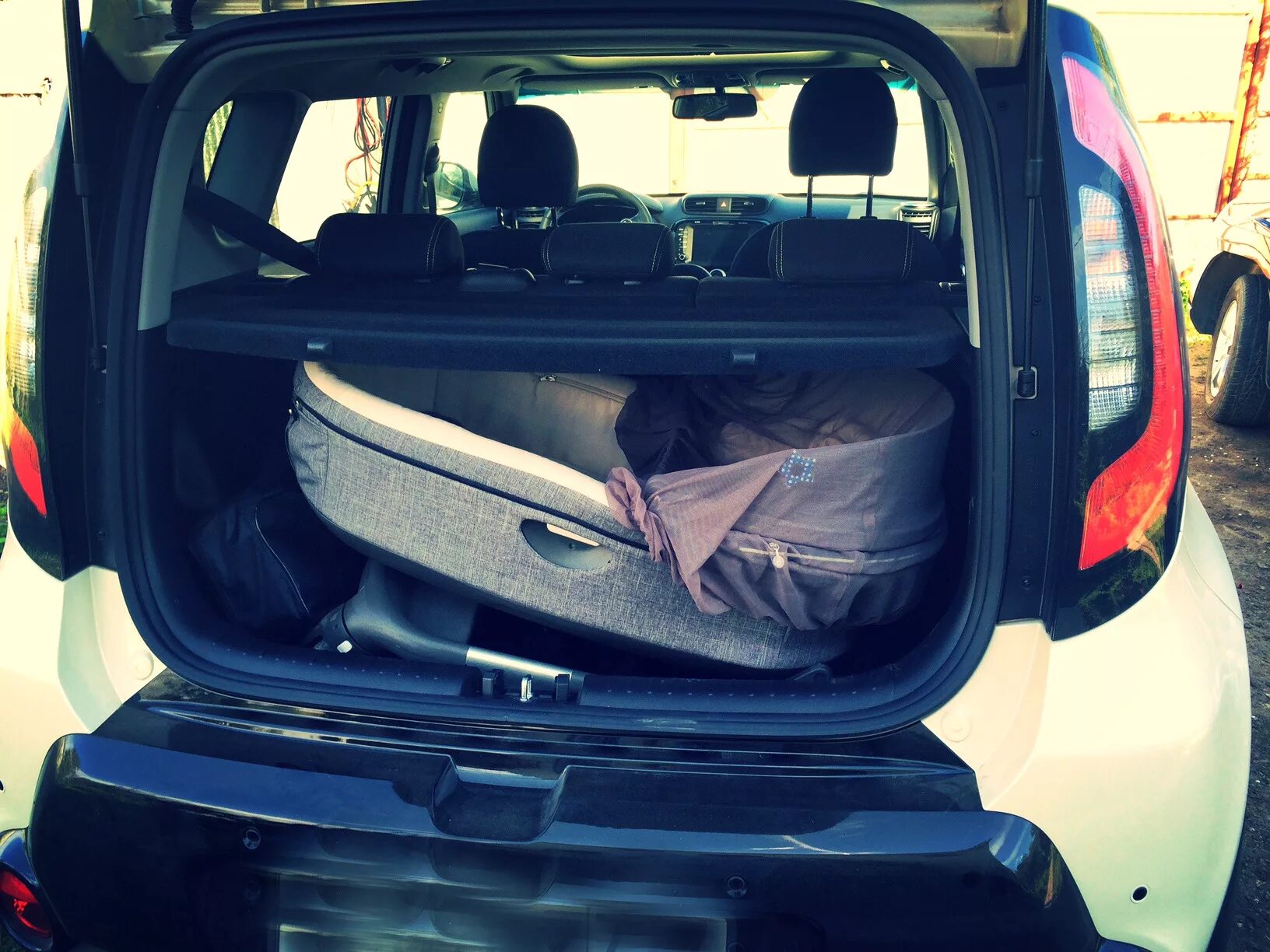 Киа соул багажник фото Багажник Kia Soul- мифы - KIA Soul (2G), 1,6 л, 2016 года путешествие DRIVE2