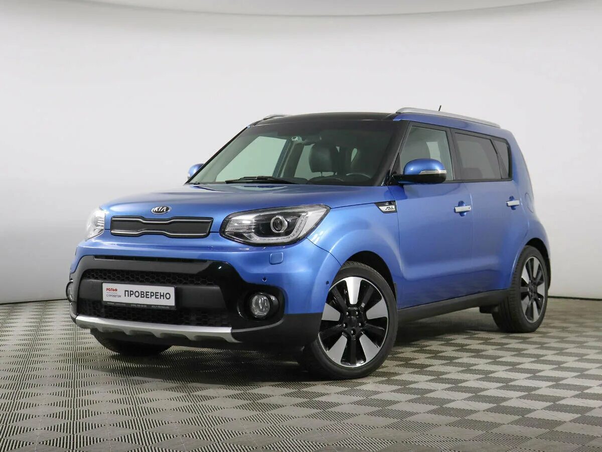 Киа соул фото цена Купить б/у Kia Soul II Рестайлинг 2.0 AT (150 л.с.) бензин автомат в Москве: син