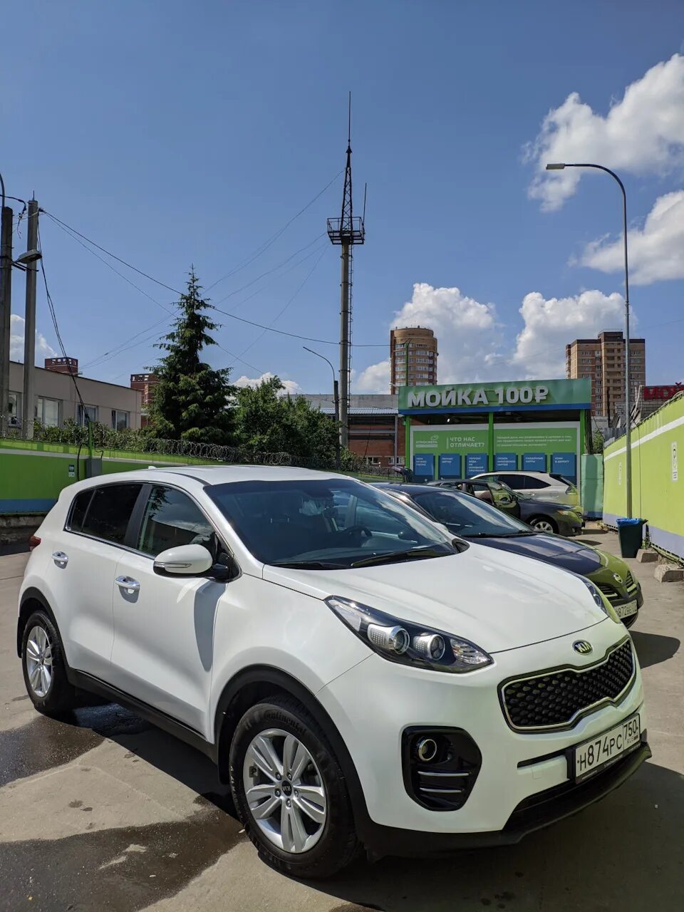 Киа спартак фото Хороший день, чтобы помыться. - KIA Sportage (4G), 2 л, 2018 года мойка DRIVE2