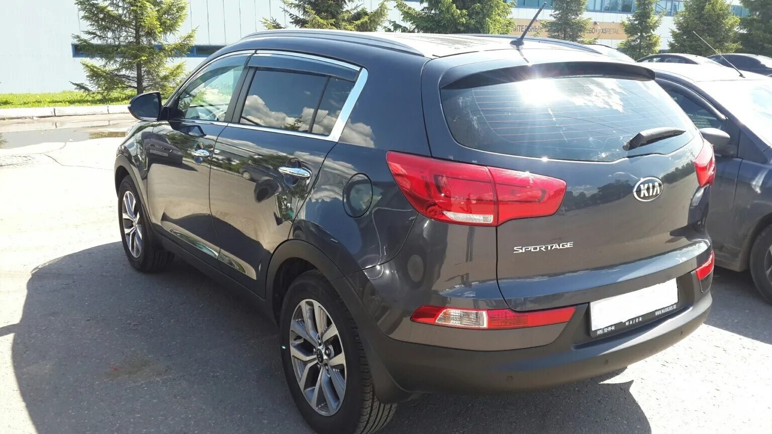 Киа спартак фото Дефлекторы и тонировка - KIA Sportage (3G), 2 л, 2015 года стайлинг DRIVE2