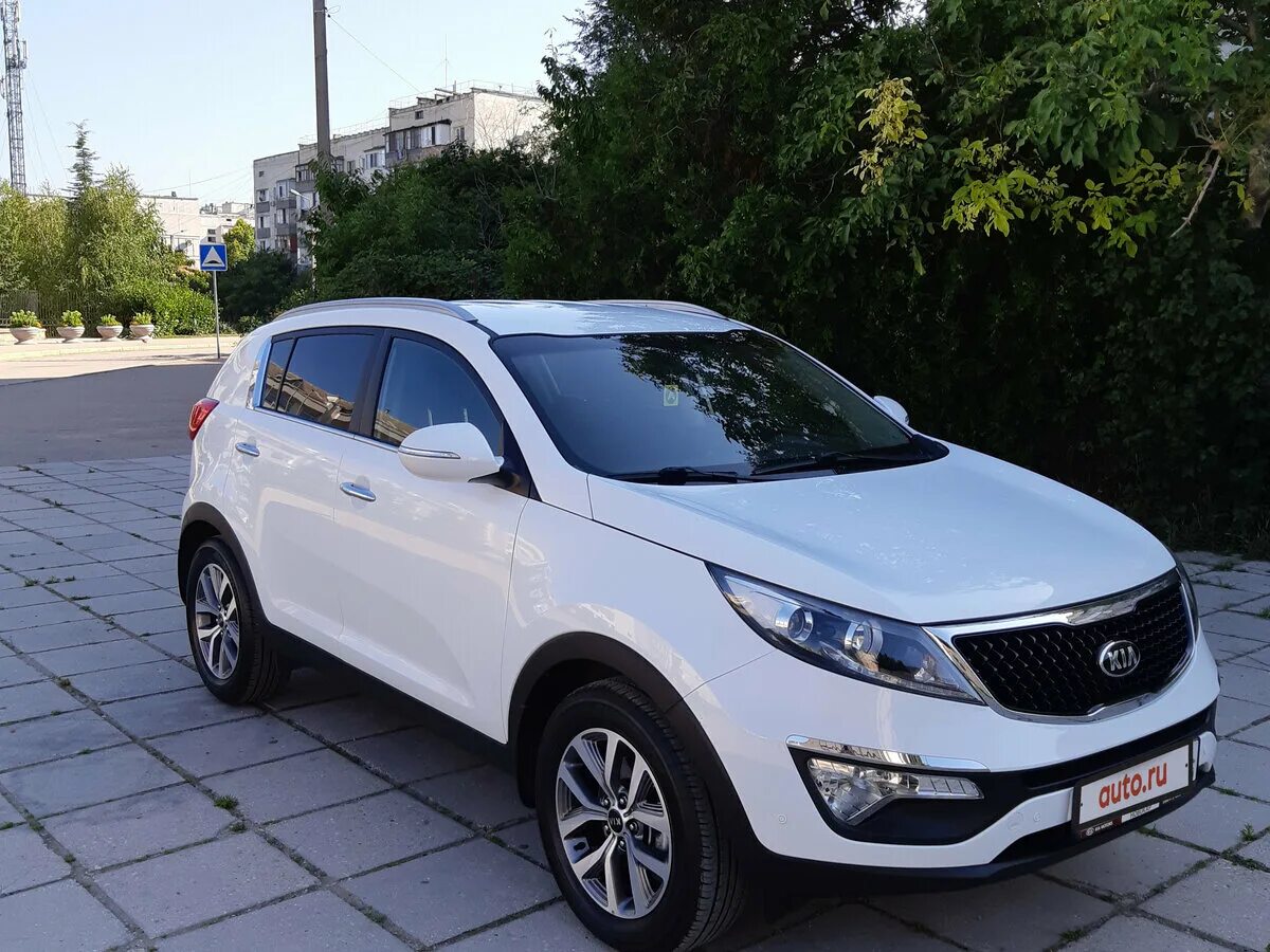 Киа спартак фото Купить б/у Kia Sportage III 2.0 AT (150 л.с.) бензин автомат в Севастополе: белы