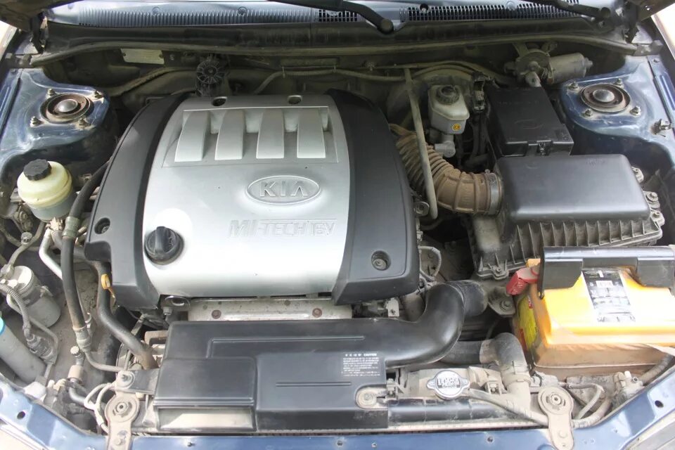 Киа спектра фото двигателя Напорный шланг ГУРа - KIA Spectra, 1,6 л, 2007 года наблюдение DRIVE2