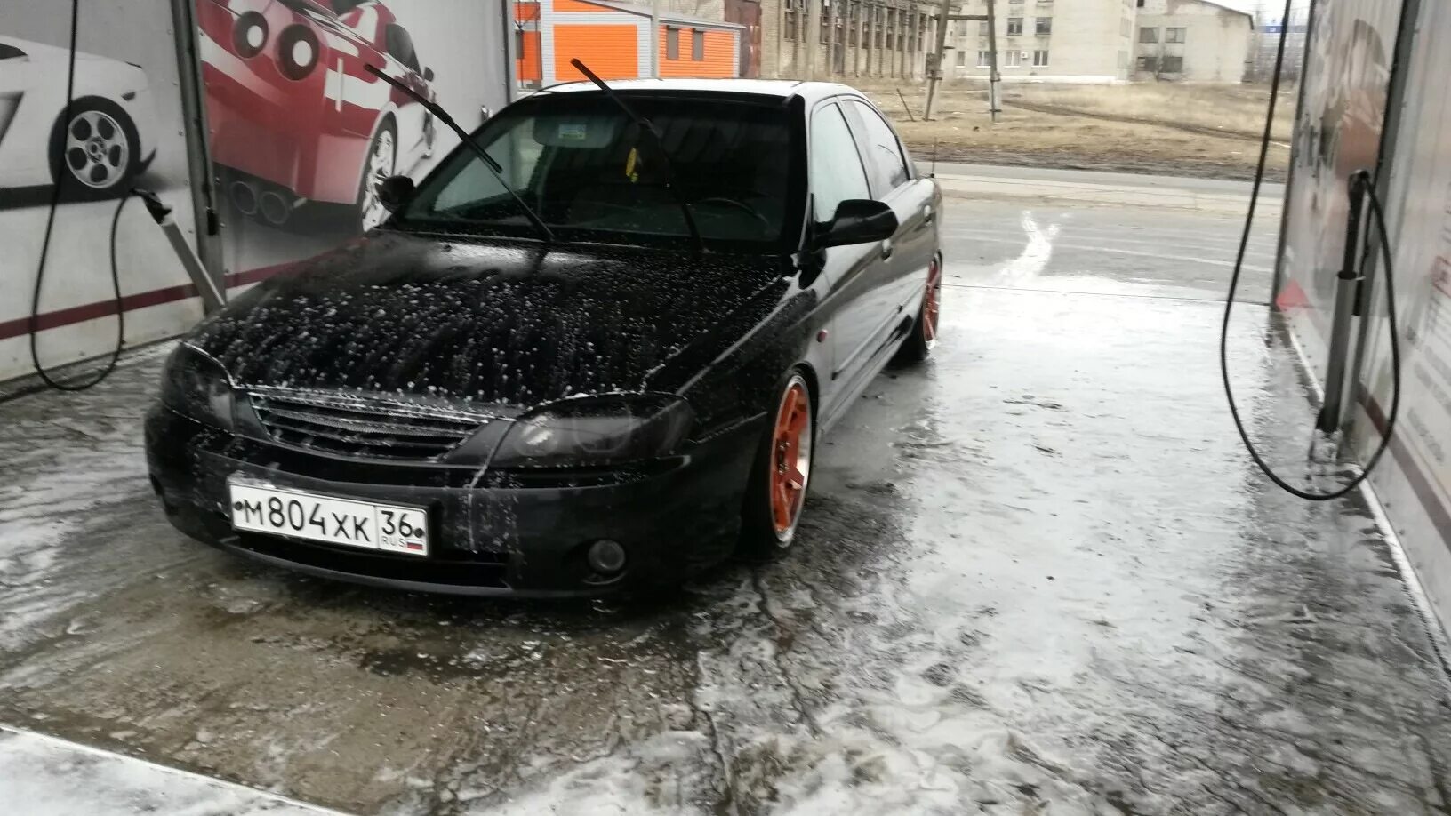 Киа спектра тюнинг Фары в чёрную плёнку - KIA Spectra, 1,6 л, 2008 года стайлинг DRIVE2