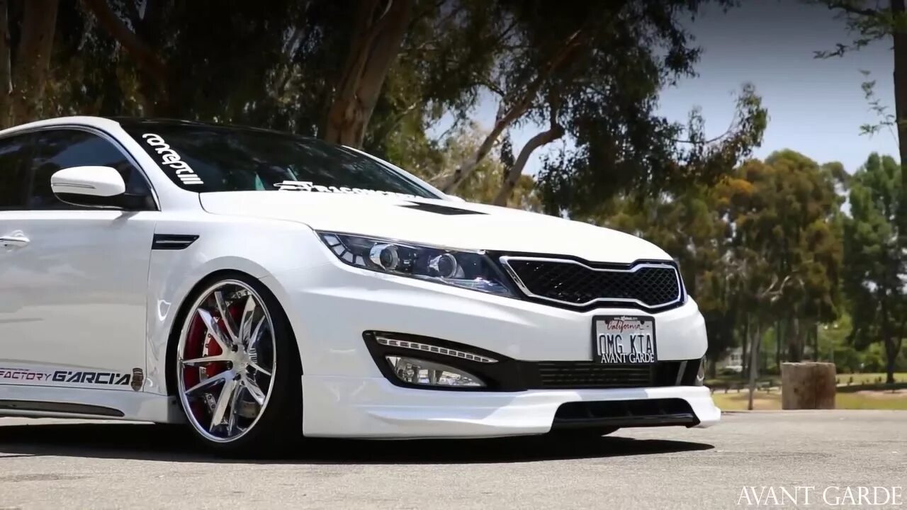 Киа спорт тюнинг KIA Optima on 20" Avant Garde F431 / AG Wheels - YouTube