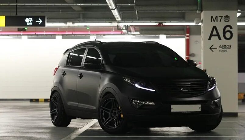 Киа спорт тюнинг Светодиодные лампы на Kia Sportage