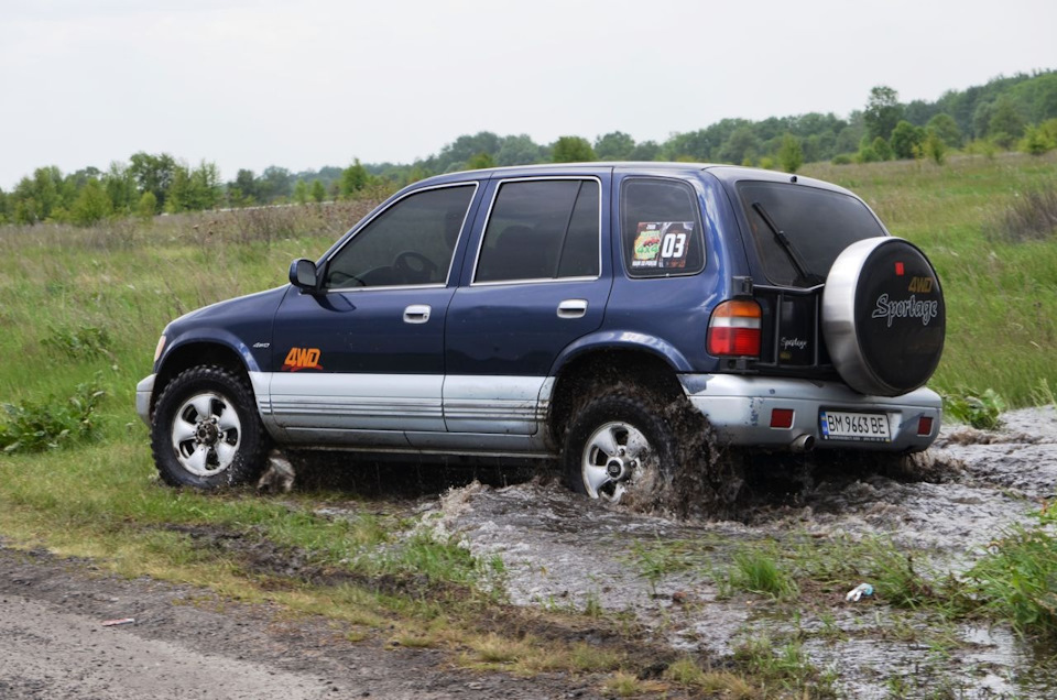 Киа спортейдж 1 фото Не большой выезд на разлив - KIA Sportage (1G), 2 л, 1996 года фотография DRIVE2