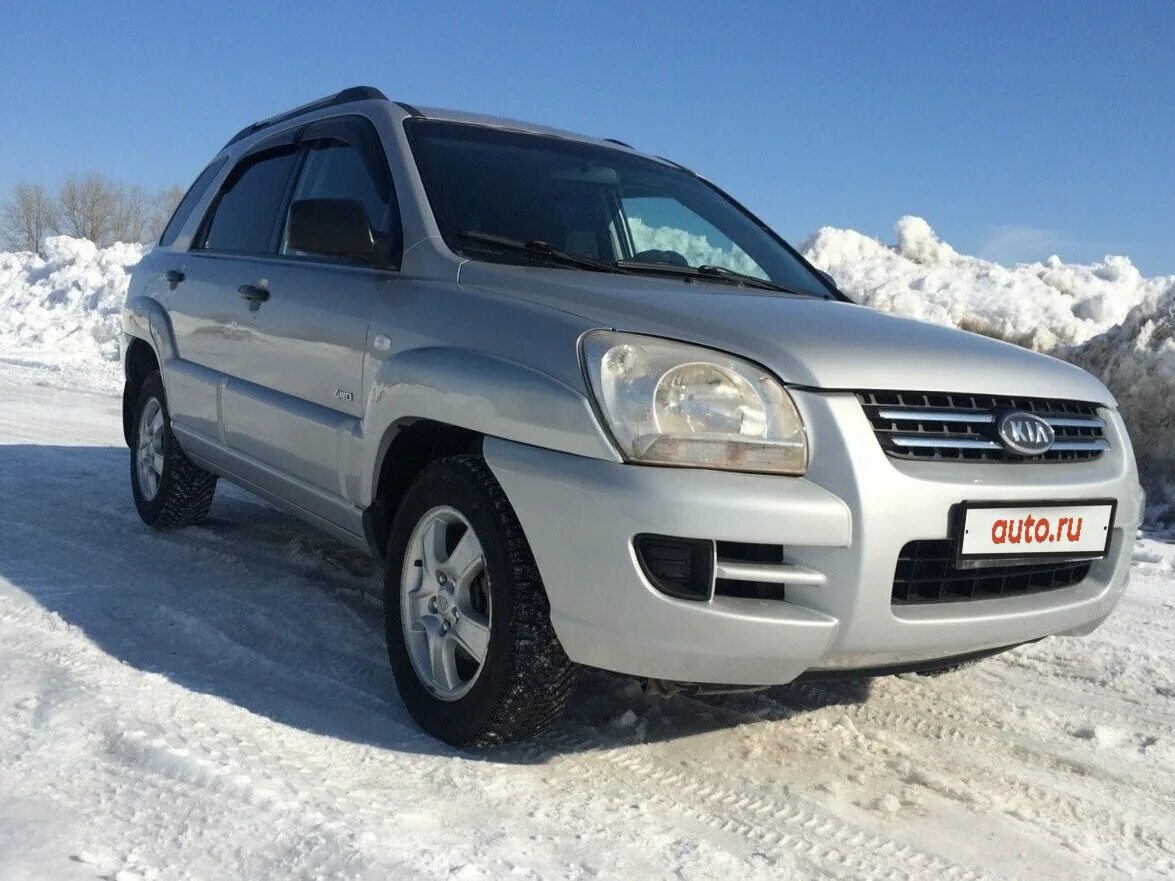 Киа спортейдж 2006 года фото Купить б/у Kia Sportage II 2.0 MT (141 л.с.) 4WD бензин механика в Уфе: серебрис