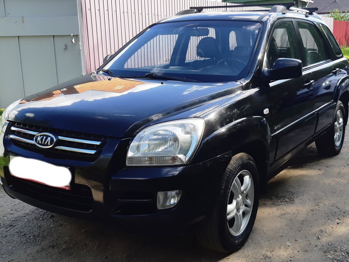 Киа спортейдж 2006 года фото Купить б/у Kia Sportage II 2.0 MT (141 л.с.) 4WD бензин механика в Москве: чёрны