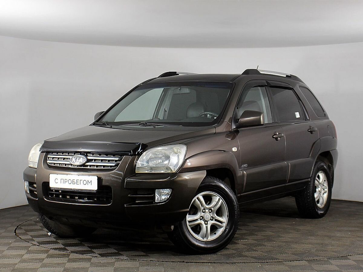 Киа спортейдж 2006 года фото Купить б/у Kia Sportage II 2.7 AT (175 л.с.) 4WD бензин автомат в Москве: коричн