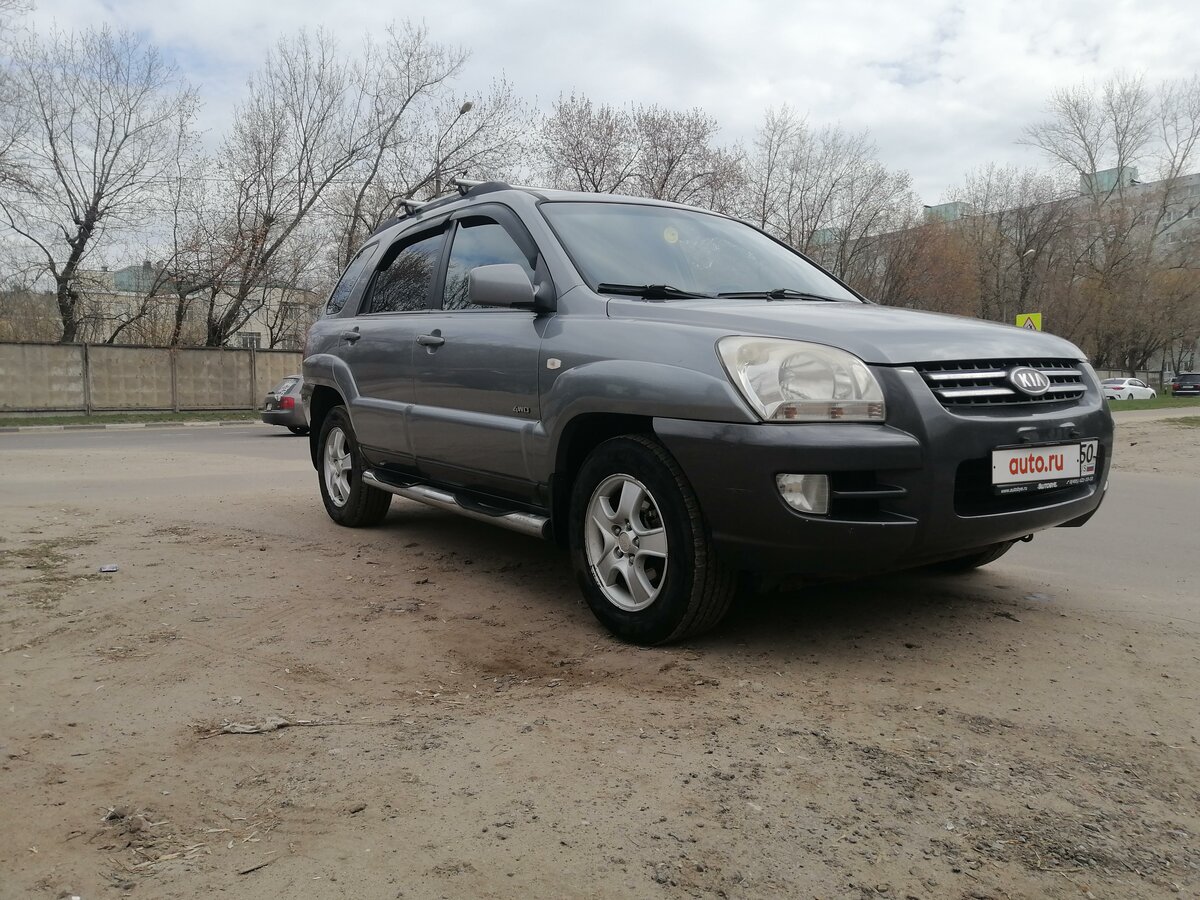 Киа спортейдж 2006 года фото Купить б/у Kia Sportage II 2.0d AT (112 л.с.) 4WD дизель автомат в Москве: серый