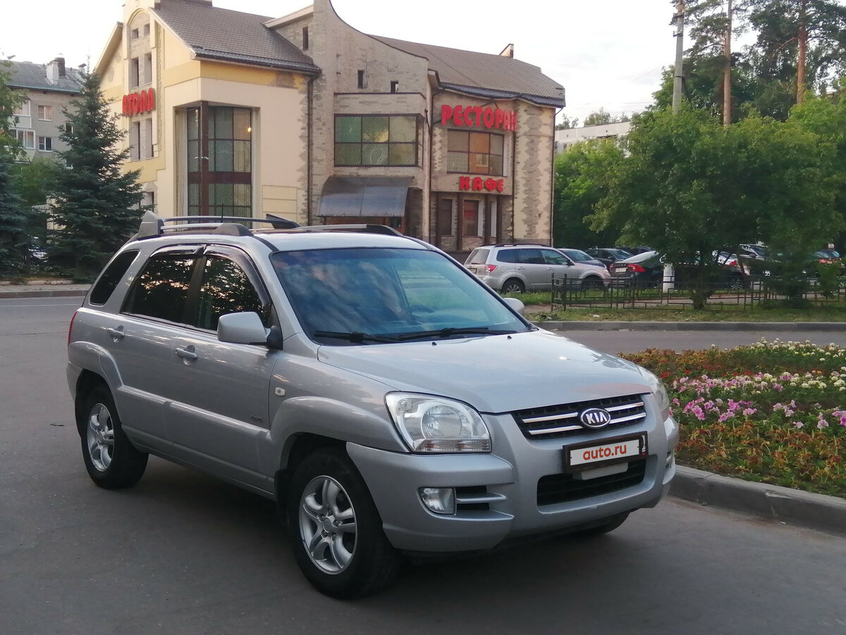 Киа спортейдж 2006 года фото Купить б/у Kia Sportage II 2.7 AT (175 л.с.) 4WD бензин автомат в Москве: серебр