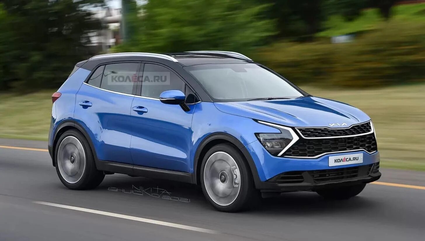 Киа спортейдж 2024 рестайлинг фото Новый Kia Sportage 2022 показали на свежих рендерах