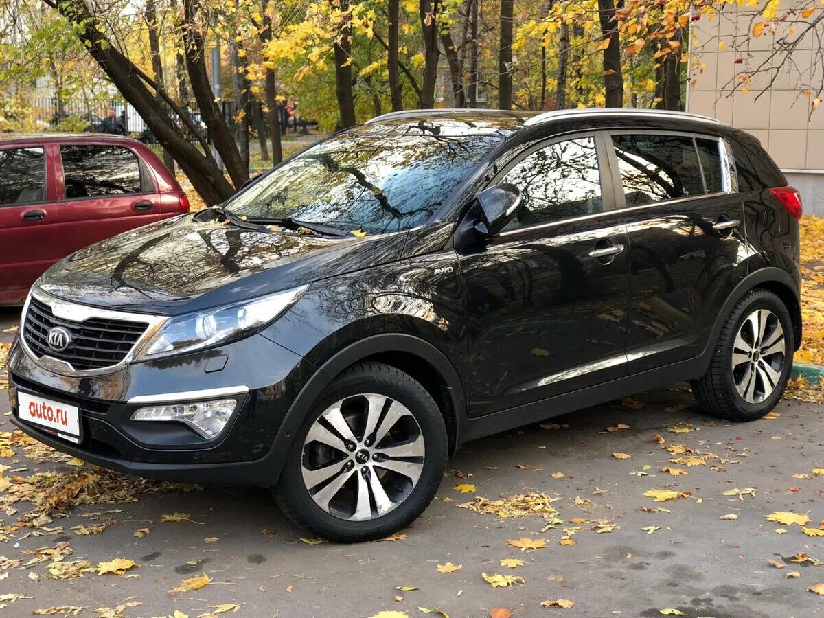 Киа спортейдж 3 фото Купить б/у Kia Sportage III 2.0 AT (150 л.с.) 4WD бензин автомат в Москве: чёрны