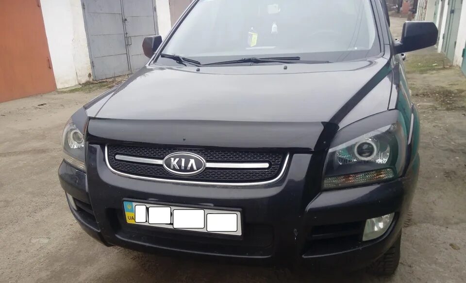 Киа спортейдж 5 тюнинг фар Реснички! - KIA Sportage (2G), 2 л, 2008 года тюнинг DRIVE2