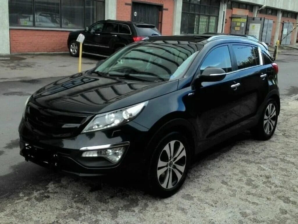 Киа спортейдж черный фото Купить б/у Kia Sportage III 2.0 AT (150 л.с.) 4WD бензин автомат в Ростове-на-До