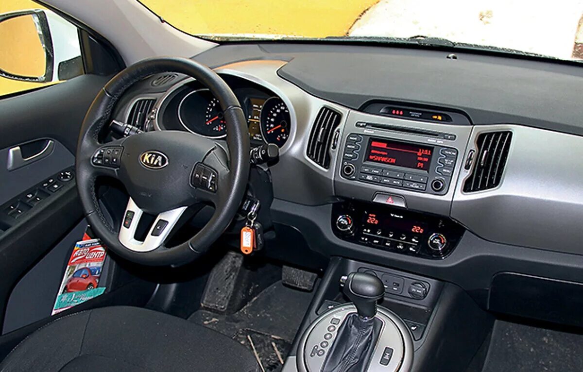 Киа спортейдж салон внутри фото Kia sportage 2 интерьер - фото