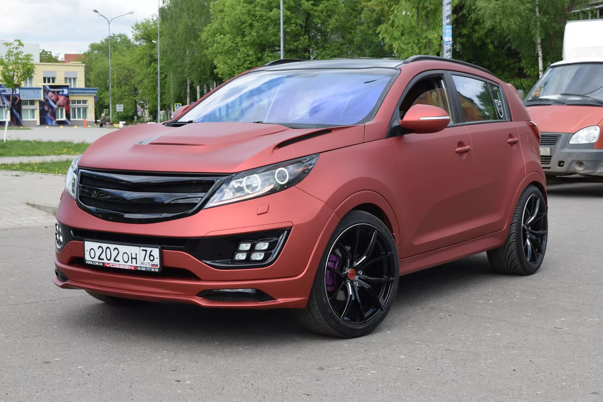 Киа спортейдж тюнинг фото Новые диски RAYS GRAM LIGHTS 57FXX на сезон 2к16 - KIA Sportage (3G), 2 л, 2013 