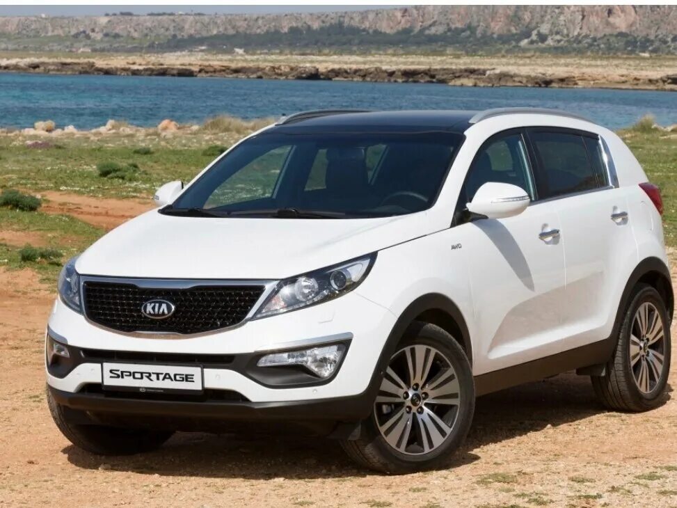 Киа спортридж фото Купить б/у Kia Sportage III 2.0 AT (150 л.с.) 4WD бензин автомат в Пензе: белый 