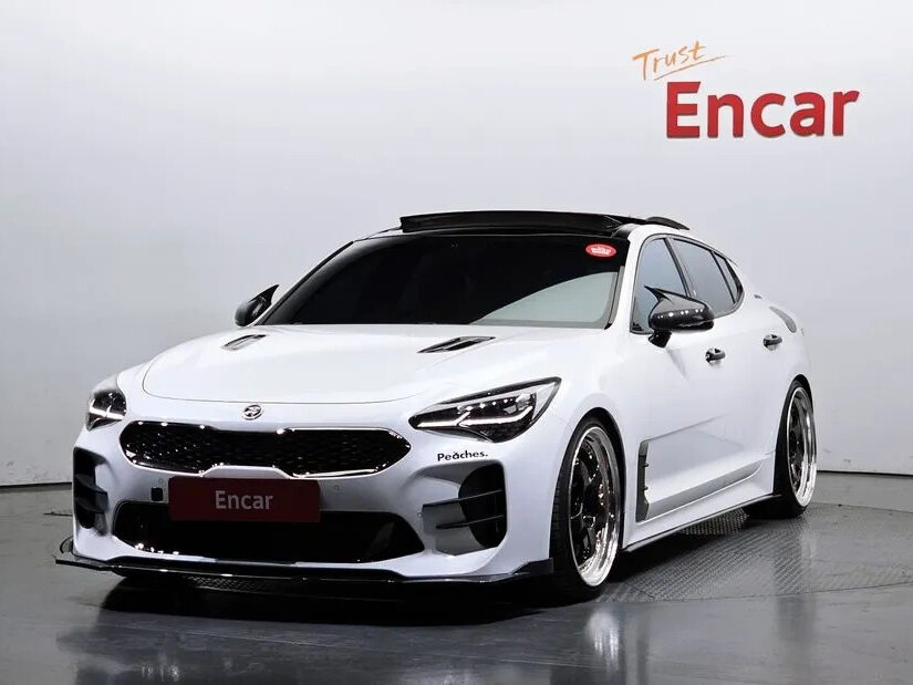 Киа стингер 2019 тюнинг Купить б/у Kia Stinger I 2.0 AT (247 л.с.) бензин автомат во Владивостоке: белый