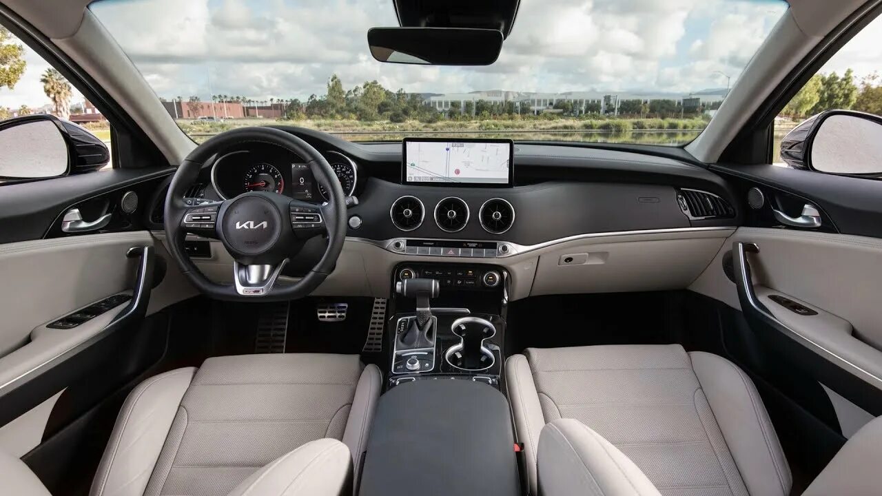 Киа стингер 2022 фото 2022 Kia Stinger GT Interior - YouTube