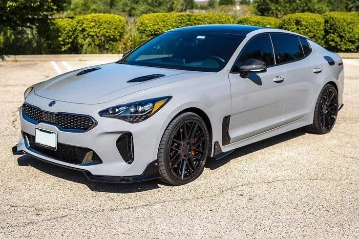 Киа стингер тюнинг фото @film_atort's Kia Stinger GT on our staggered Mosport wheels. #tsw #tswwheels #t