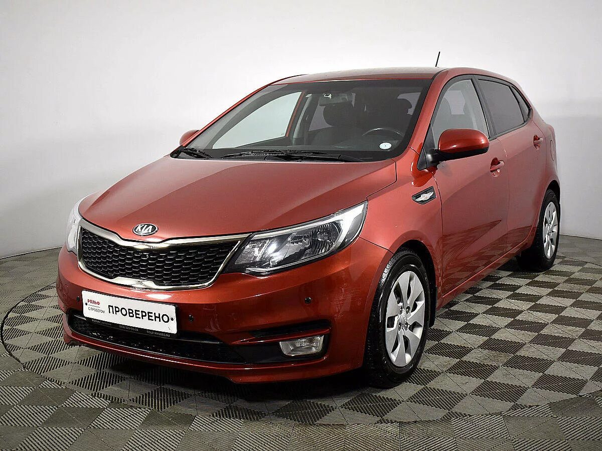 Киа цена бу фото Купить б/у Kia Rio III Рестайлинг 1.6 AT (123 л.с.) бензин автомат в Санкт-Петер