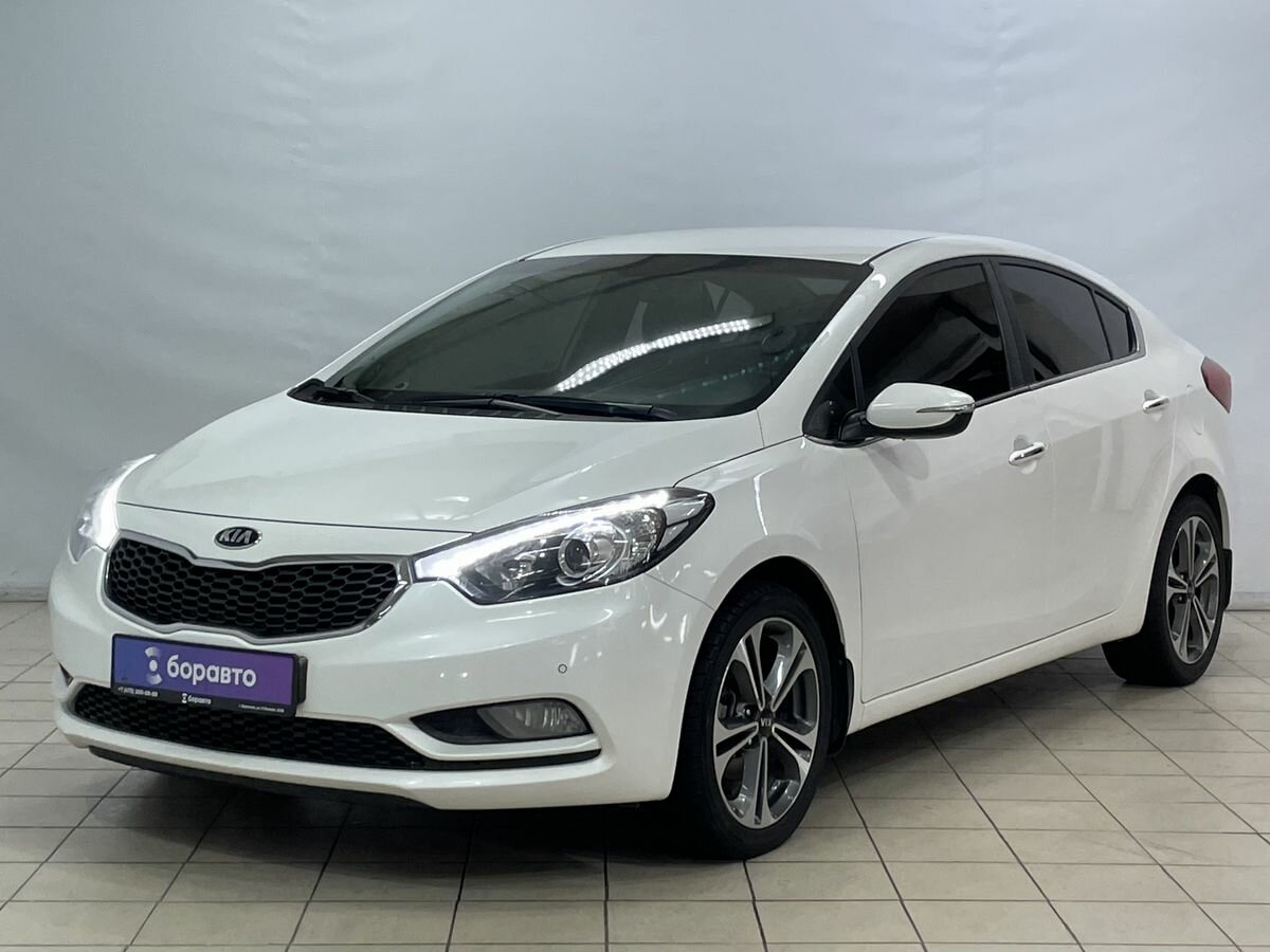 Киа церато 2014 фото Купить б/у Kia Cerato III 1.6 AT (130 л.с.) бензин автомат в Воронеже: белый Киа