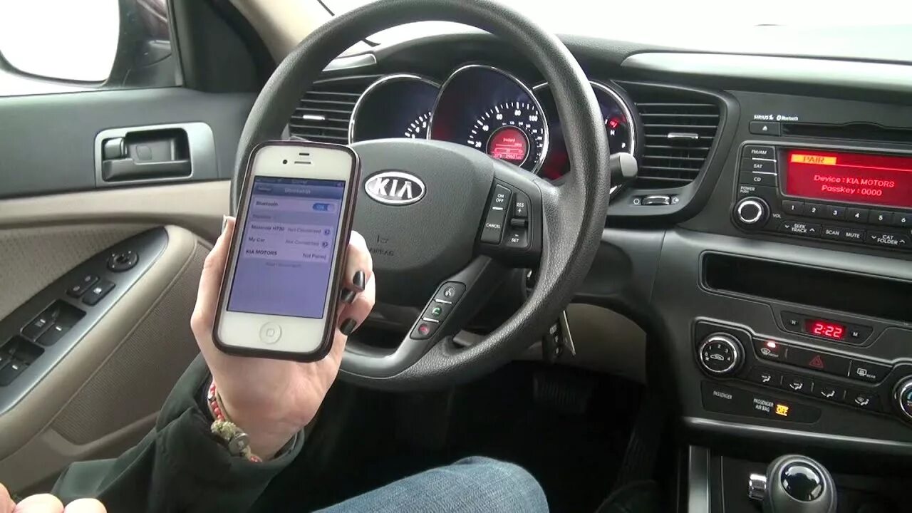 Киа церато как подключить блютуз Pairing a Bluetooth iPhone to a Kia Optima/Rio/Sportage/Rondo - YouTube