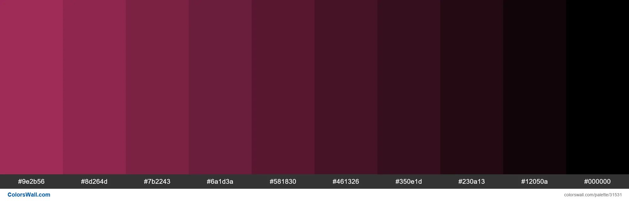 Киа цвета фото Shades X11 color Maroon #B03060 hex Maroon color palette, Burgundy colour palett