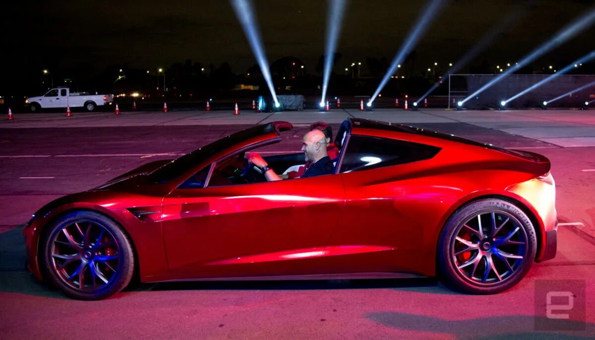 Киа тесла фото Tesla's new Roadster will appear on 'Jay Leno's Garage' August 23rd