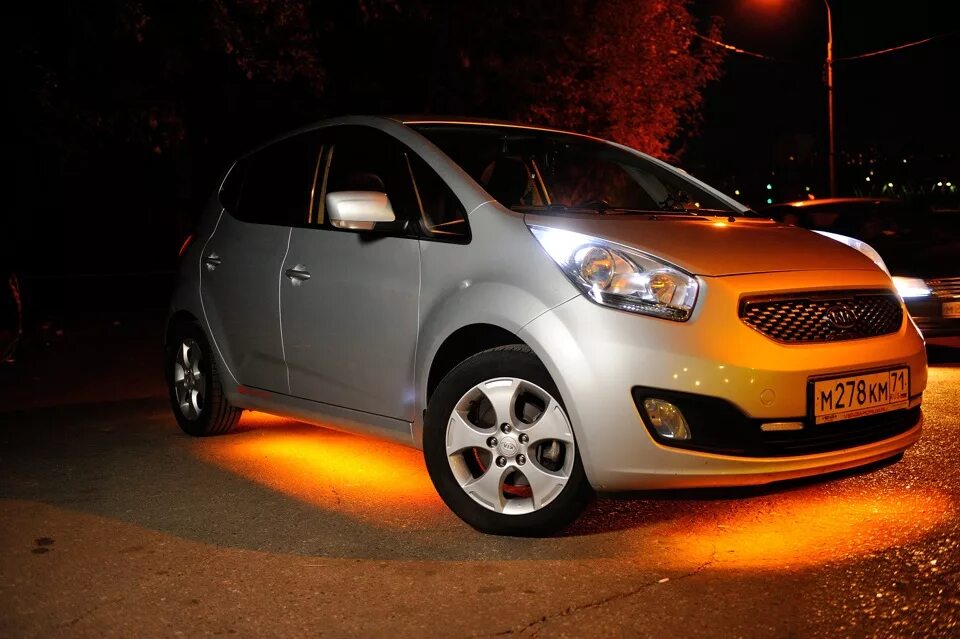 Киа венга тюнинг фото Немного света диодного подкинем в темницу - KIA Venga, 1,6 л, 2011 года тюнинг D