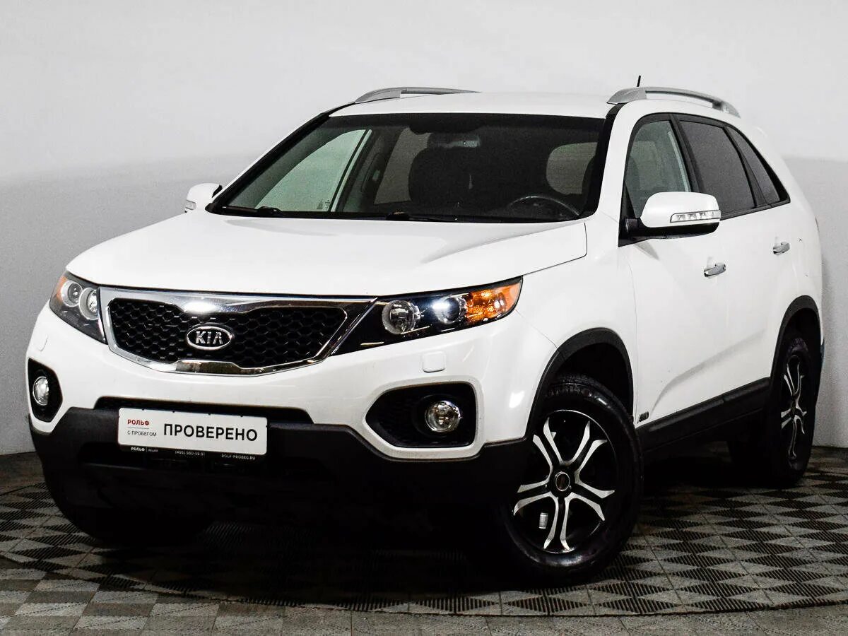 Киа внедорожник фото Купить б/у Kia Sorento II 2.4 AT (175 л.с.) 4WD бензин автомат в Москве: белый К