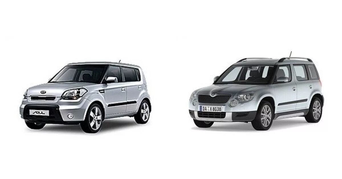 Киа йети фото Порівнюємо KIA Soul 2009 і Skoda Yeti 2009