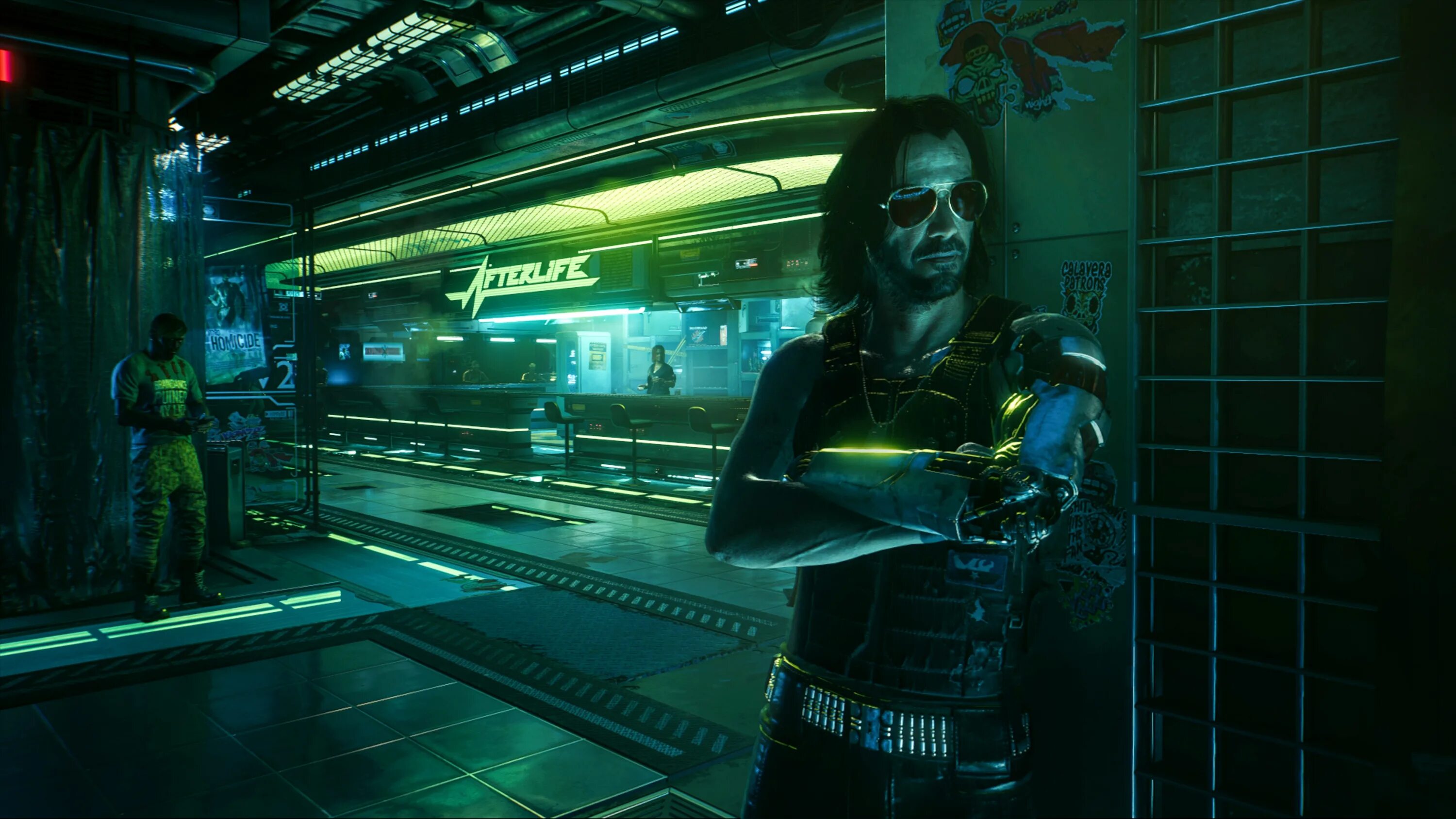 Киберпанк 2077 фото из игры Красная или синяя: что пишут в превью Cyberpunk 2077