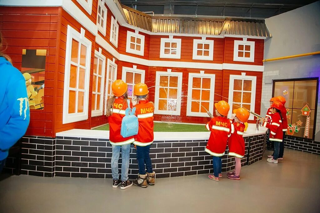 Кидбург ярославль фото Panorama: KidBurg, detsky gorod professy, children's playroom, Russia, posyolok 