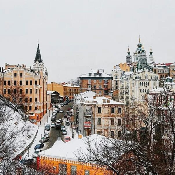 Киев зимой фото Зимние города. Киев, Минск, Эслинген, Лондон, Будапешт, Вена. #trvl_insta #trvl_