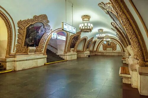 Киевская москва кольцевая линия метро киевская фото Kiyevskaya metro station in - Yandex Maps