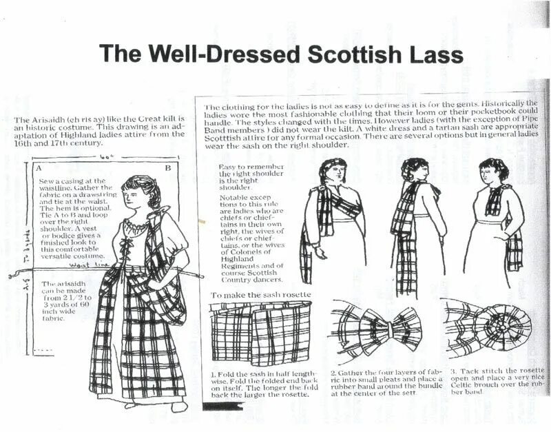 Килт женский выкройка The Earasaid - Woman's "kilt" Scottish clothing, Kilt, Scottish costume