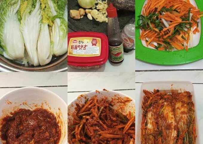 Кимчи в домашних условиях рецепт фото Resep Kimchi Gochujang Sederhana oleh Merti Ardilla - Cookpad