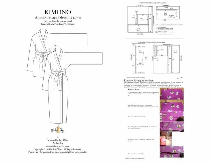 Кимоно своими руками быстро и без выкройки Pin by hoang thanh on Sewing in 2020 Kimono robes pattern, Kimono robe sewing pa