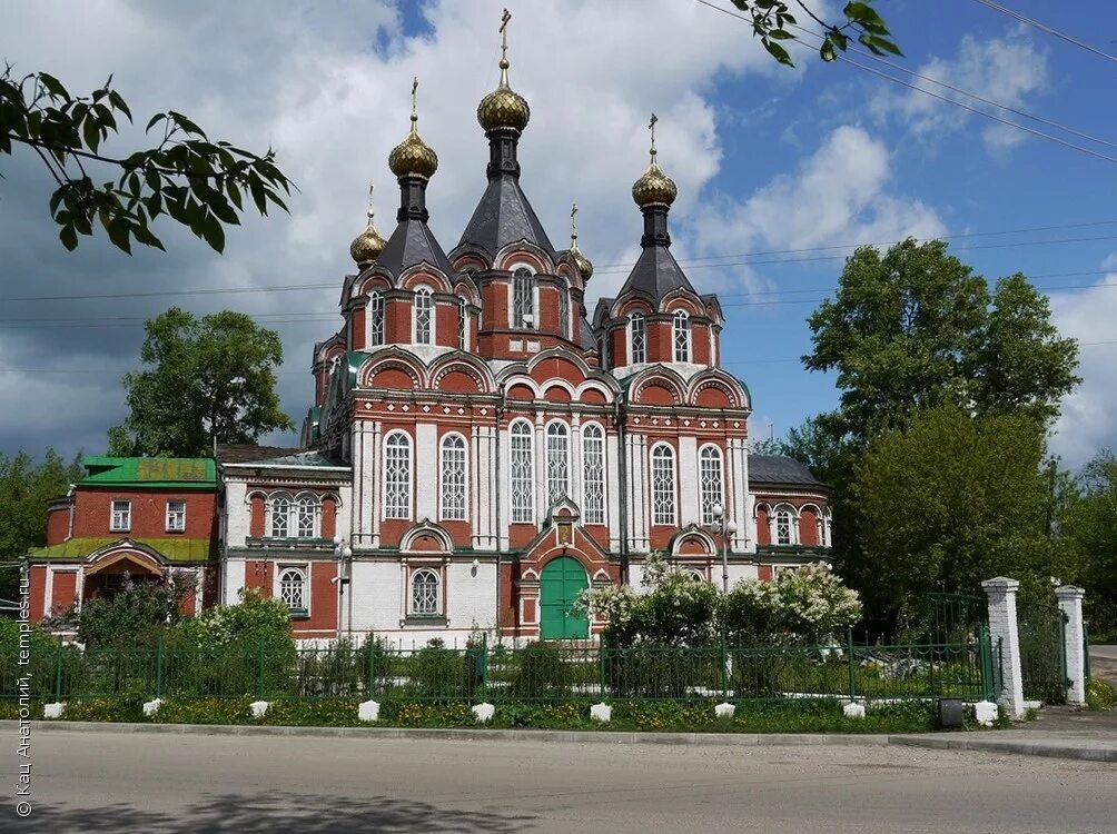 Кимры тверская область достопримечательности фото Тверская область Кимры Собор Преображения Господня Фотография