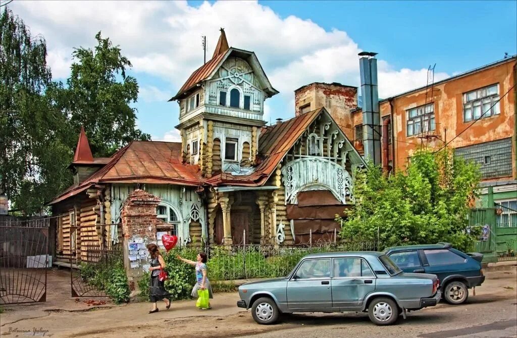 Кимры тверская область достопримечательности фото Кимры - деревянный модерн. - Nissan Qashqai+2, 2 л, 2008 года путешествие DRIVE2