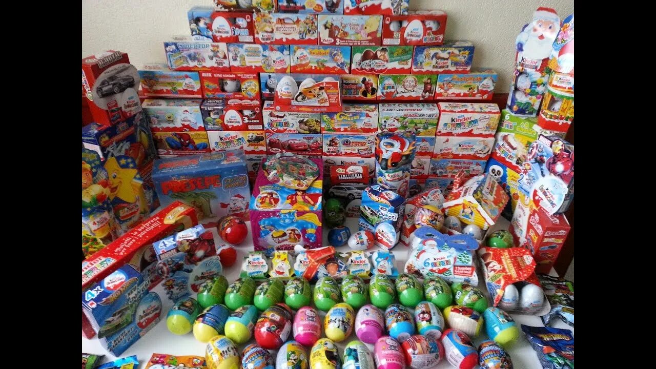 Киндер фото спб Surprise eggs Kinder Surprise spiderman,donald duck,spongebob squarepants - YouT