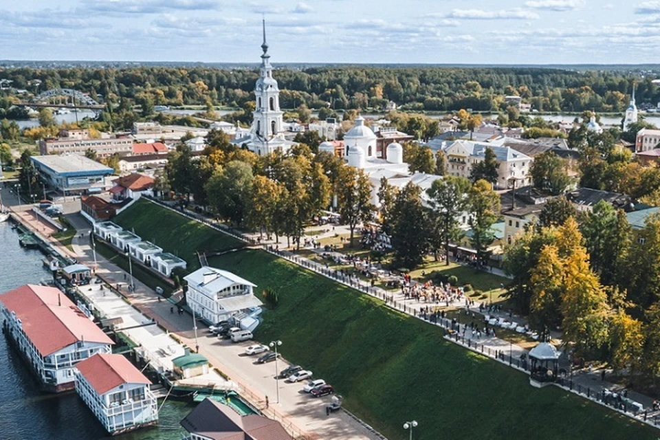 Кинешма набережная фото В Кинешме Ивановской области пройдет Праздник Волжского бульвара - KP.RU